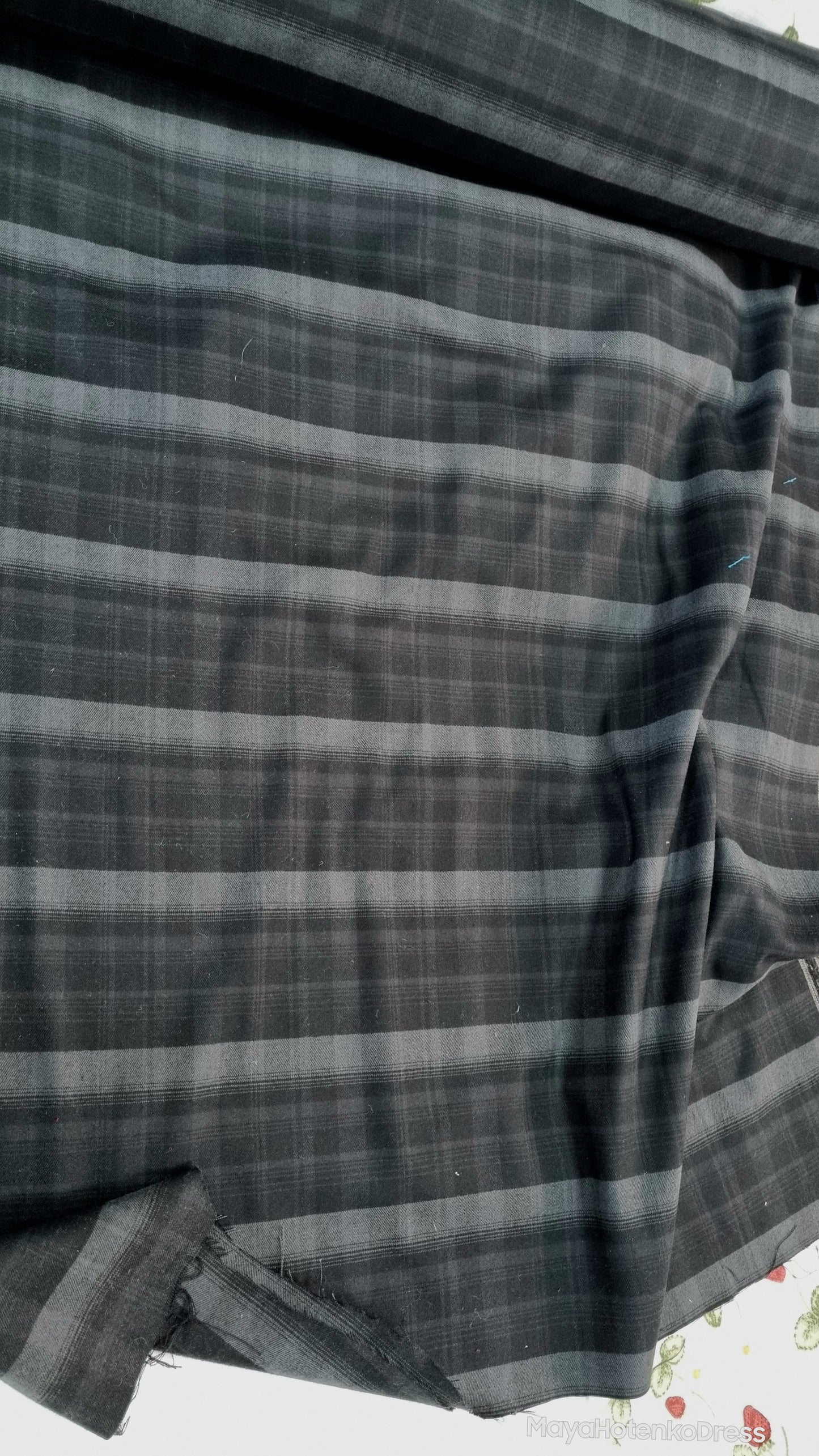 Brown check Demelza dress