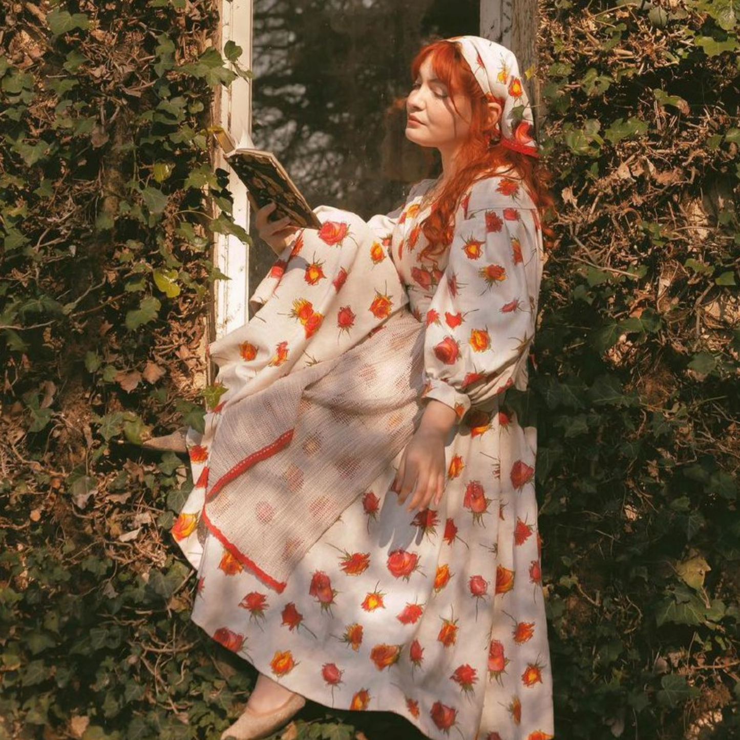 Handmade Feyre Archeron acotar linen dress