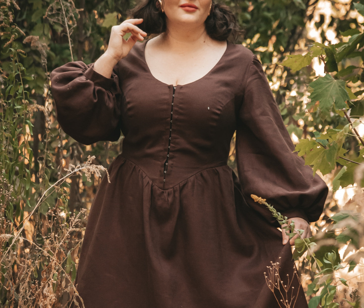 Faun Queen brown dress