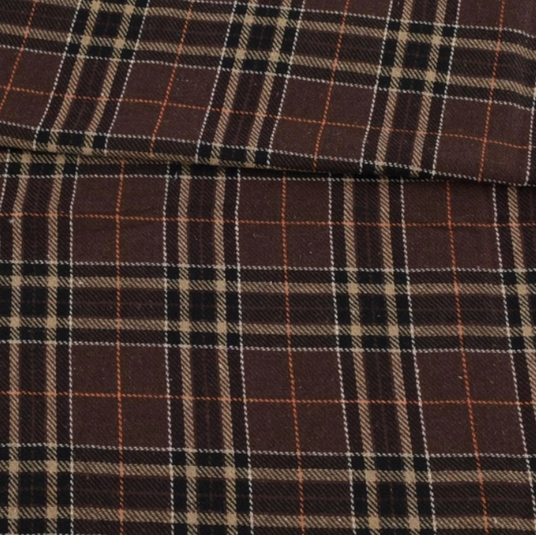 Brown check Demelza dress