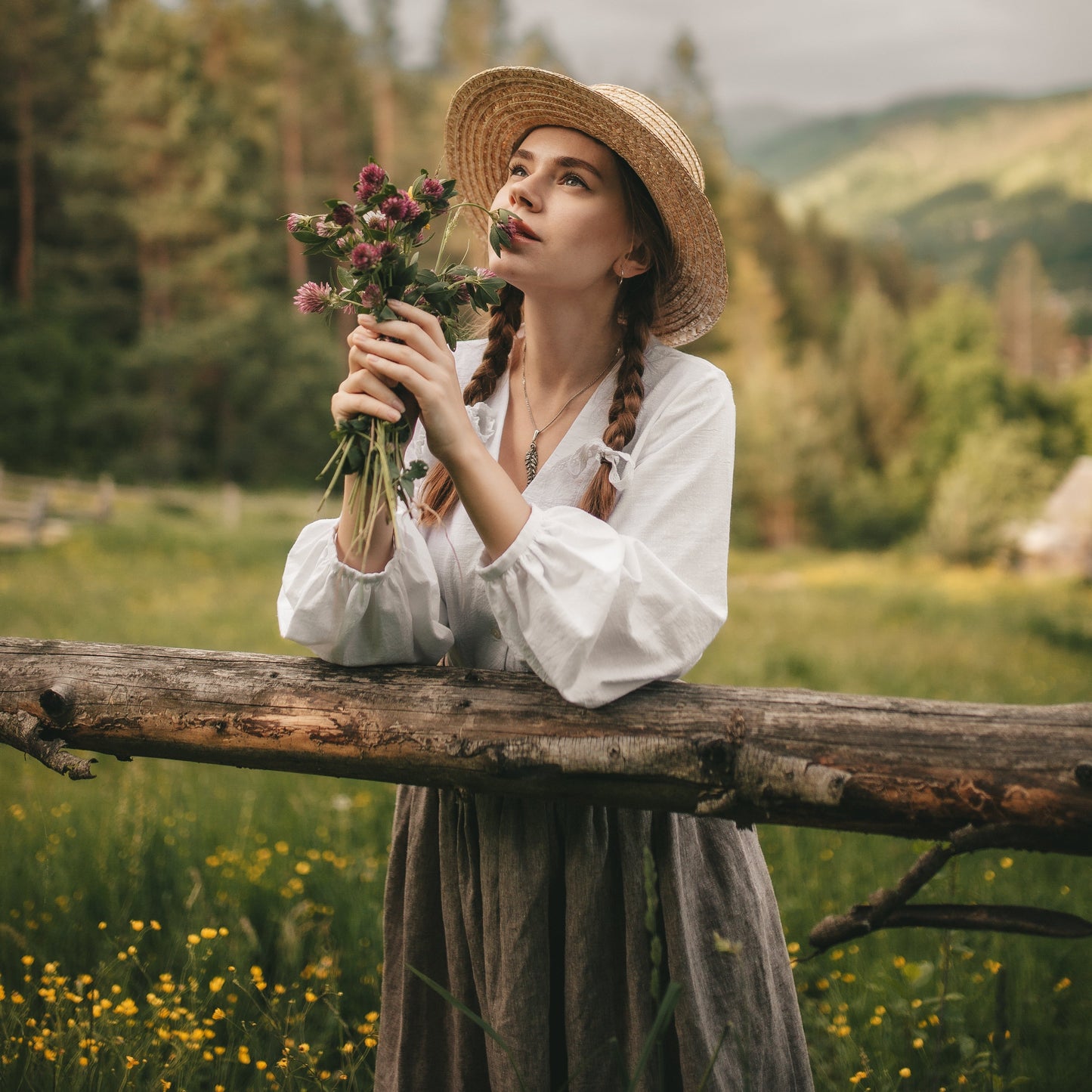 Anne Shirley of Green Gables classic linen skirt