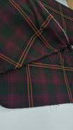 Tartan wool rust Demelza dress