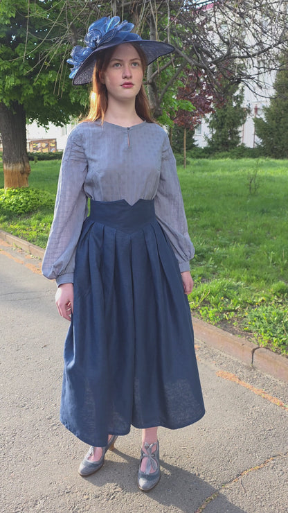 Edwardian inspired skirt-pants