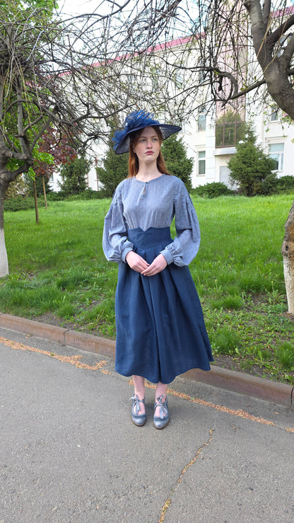 Edwardian inspired skirt-pants